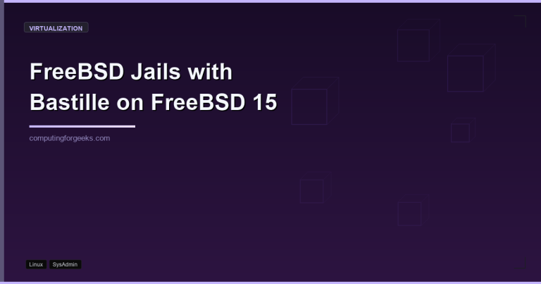 FreeBSD Jails with Bastille on FreeBSD 15 featured image