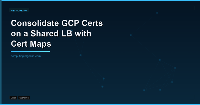 GCP shared LB cert map consolidation featured image