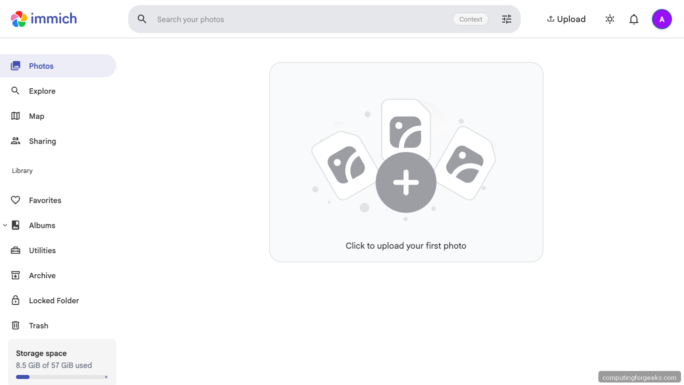Immich Photos Timeline on Ubuntu 26.04