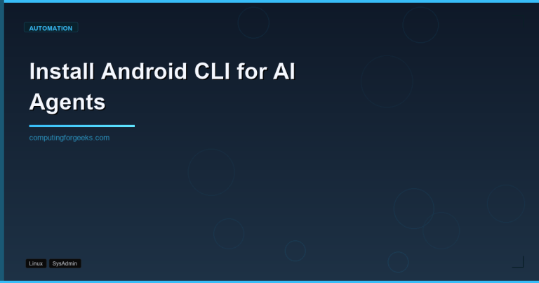 Install Android CLI on Linux, macOS, and Windows