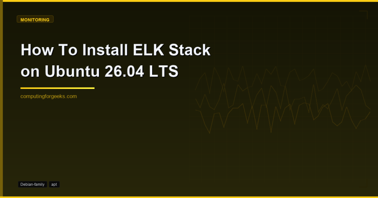 Install ELK Stack on Ubuntu 26.04 LTS