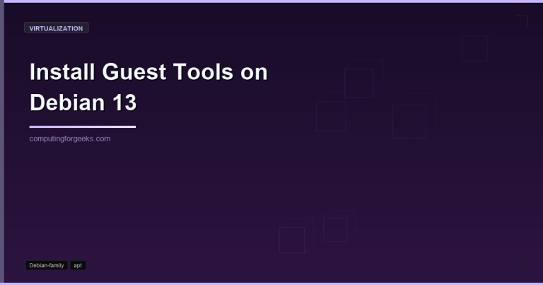Install VMware tools, VirtualBox Guest Additions, and qemu-guest-agent on Debian 13