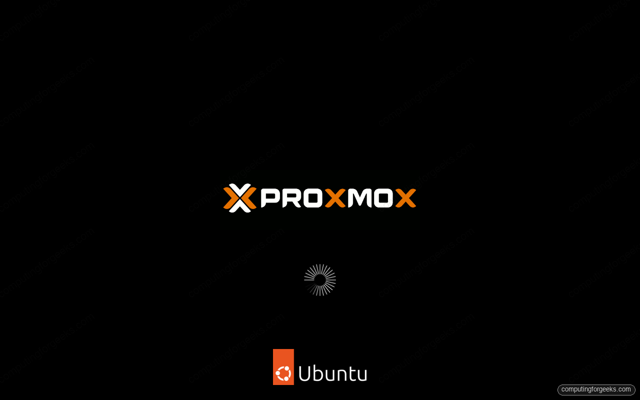 Ubuntu 26.04 LTS boot splash loading the live installer