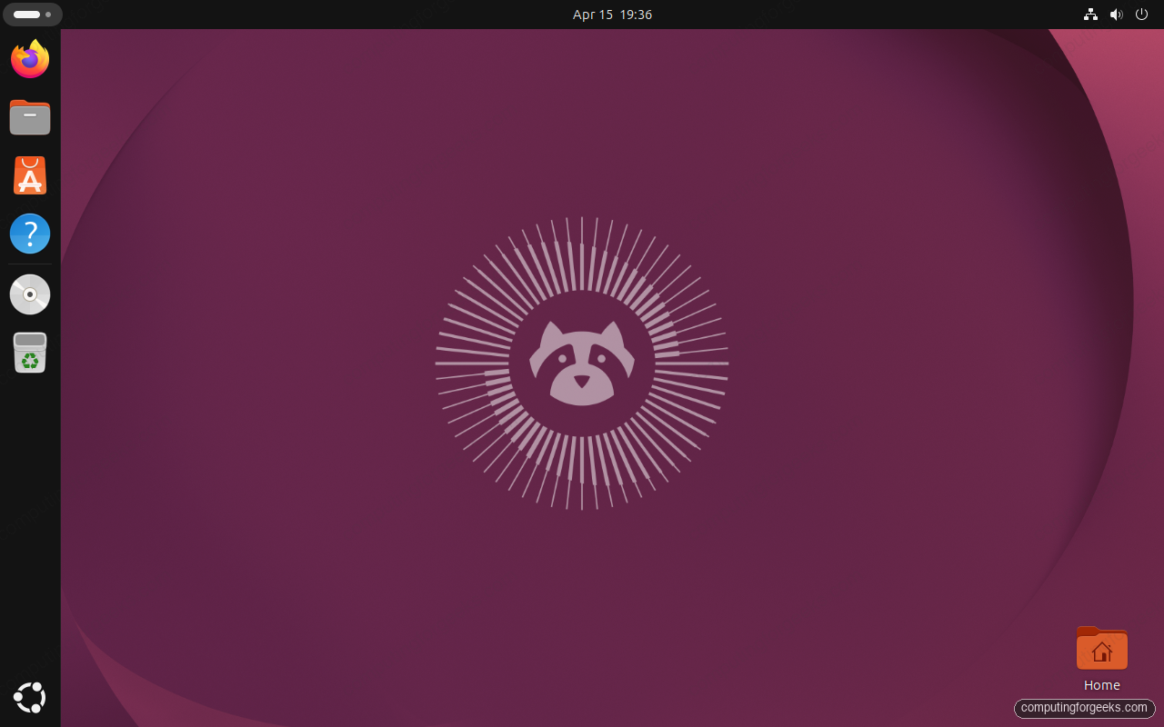Ubuntu 26.04 GNOME 50 desktop Wayland session Resolute Raccoon wallpaper