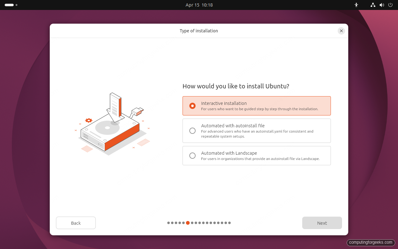 Ubuntu 26.04 installer installation type interactive autoinstall Landscape