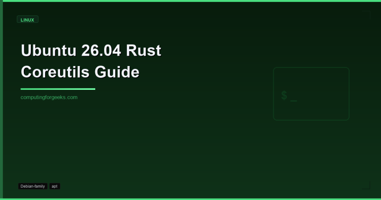 Ubuntu 26.04 Rust Coreutils Guide featured image