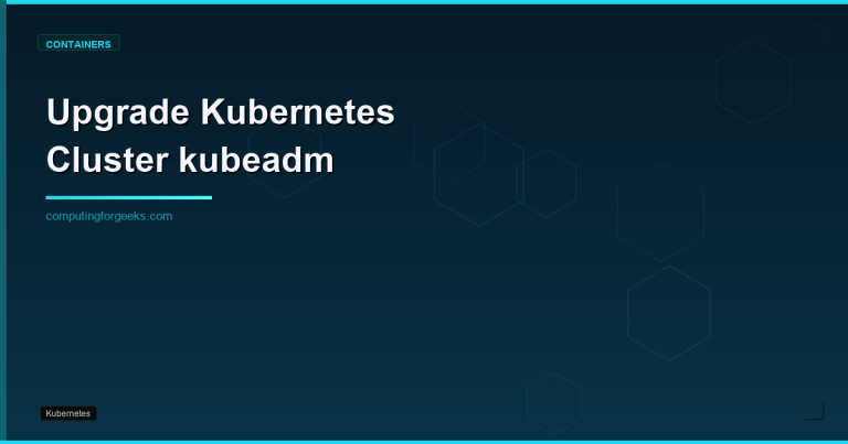 Upgrade Kubernetes cluster with kubeadm from 1.34 to 1.35