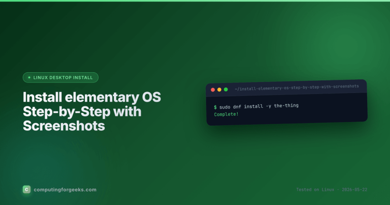 Install elementary OS step by step featured image