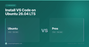 Install VS Code on Ubuntu 26.04 LTS cover