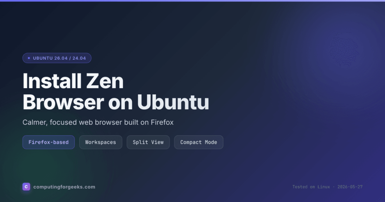 Install Zen Browser on Ubuntu