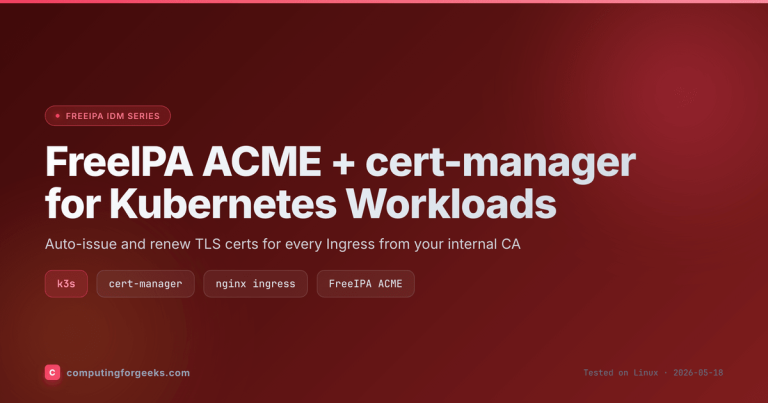 FreeIPA ACME cert-manager Kubernetes featured