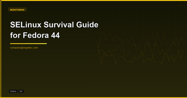 SELinux survival guide for Fedora 44