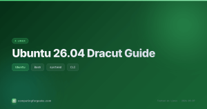 Ubuntu 26.04 dracut guide cover