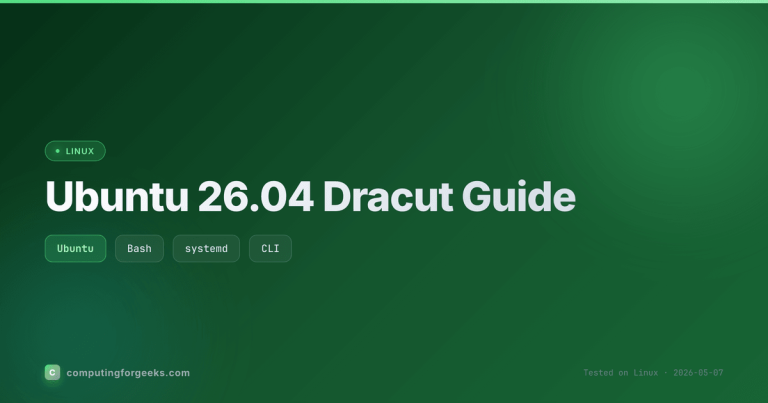 Ubuntu 26.04 dracut guide cover