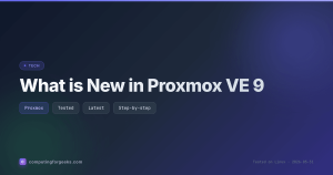 What is New in Proxmox VE 9