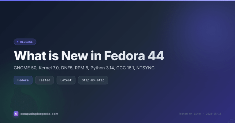 Fedora Linux 44 release features highlights
