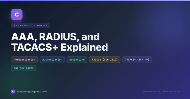 AAA Explained: RADIUS vs TACACS+ on Cisco