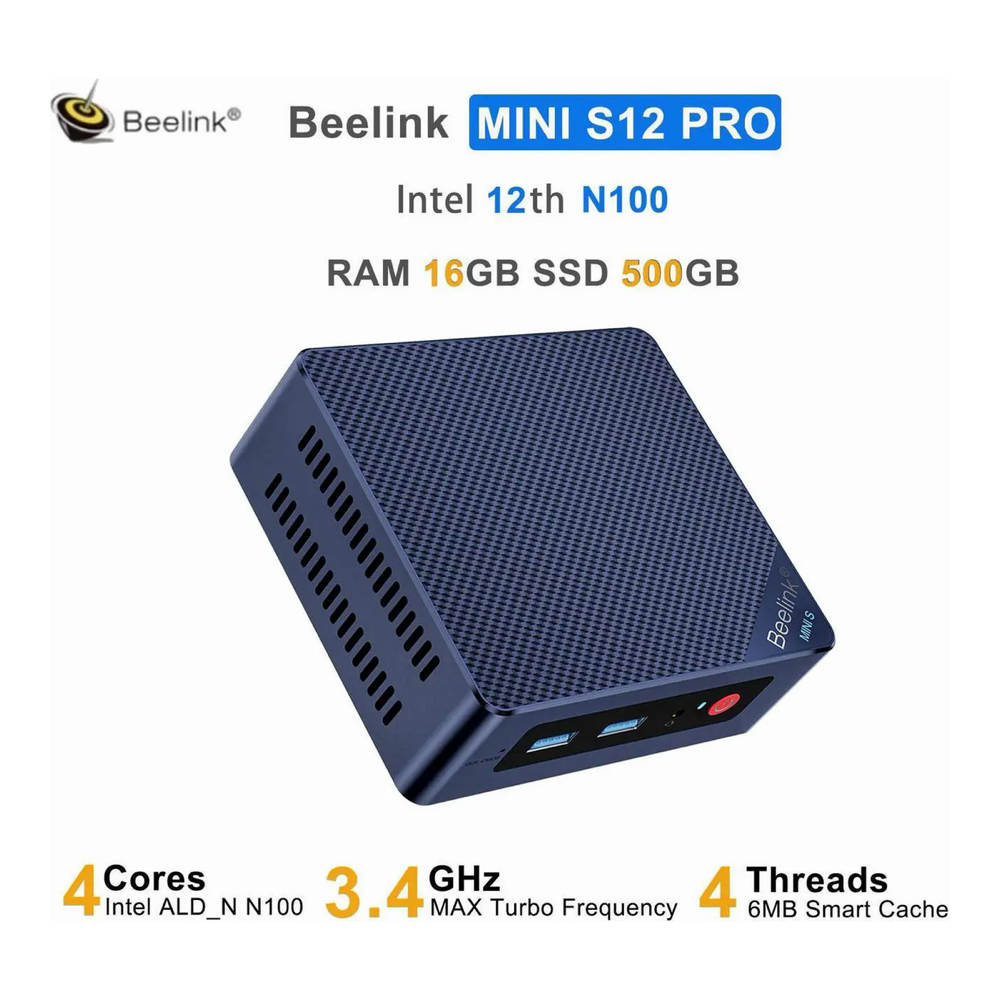 Beelink Mini S12 Pro mini PC with Intel N100 processor
