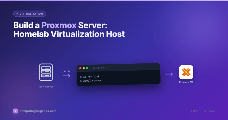 Build a Proxmox Server: Homelab Virtualization Host