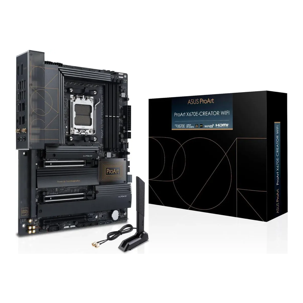 ASUS ProArt X670E-Creator WiFi AM5 motherboard with ECC and Intel NIC for a Proxmox homelab