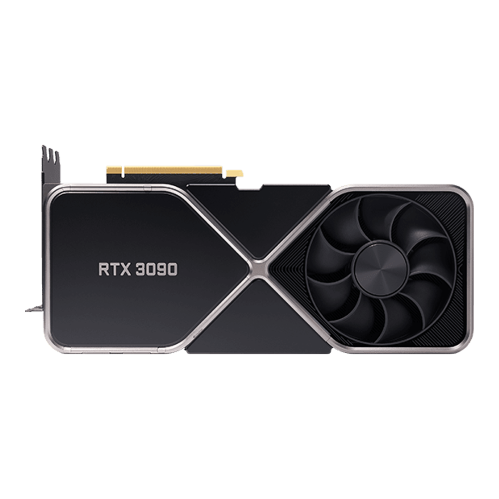 NVIDIA GeForce RTX 3090 Founders Edition 24GB graphics card for local AI inference