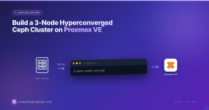 Build a 3-Node Hyperconverged Ceph Cluster on Proxmox VE