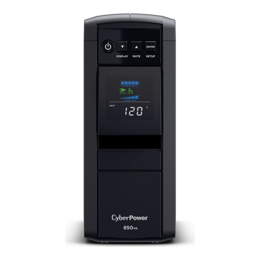CyberPower CP850PFCLCD 850VA pure sine UPS for a low-draw NAS