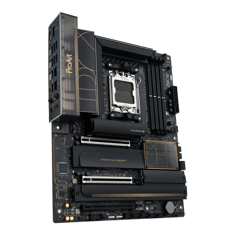 Build a Linux DevOps Workstation 2 ASUS ProArt X870E-Creator WiFi AM5 motherboard with onboard 10GbE for a 16-core Linux DevOps workstation
