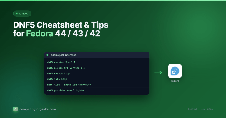 DNF5 Cheatsheet & Tips for Fedora 44 / 43 / 42