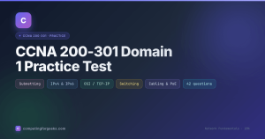 CCNA 200-301 Domain 1 Practice Test: Network Fundamentals