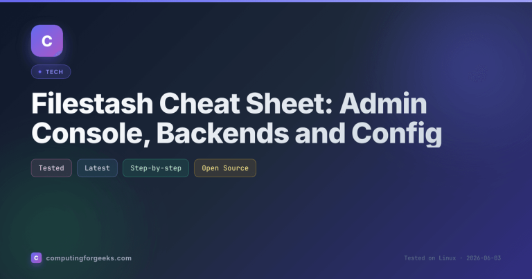 Filestash Cheat Sheet: Admin Console, Backends and Config