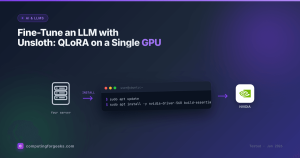 Fine-tune an LLM with Unsloth using QLoRA on a single GPU