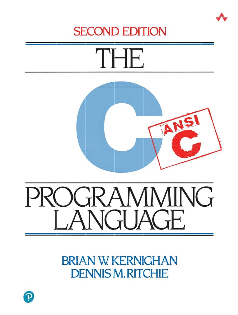 The C Programming Language 2nd Edition by Brian Kernighan and Dennis Ritchie book cover