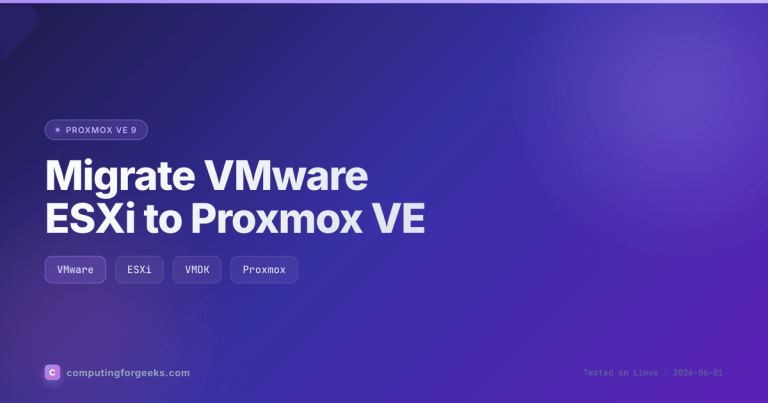 Proxmox VE Migration