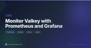 Monitor Valkey with Prometheus and Grafana