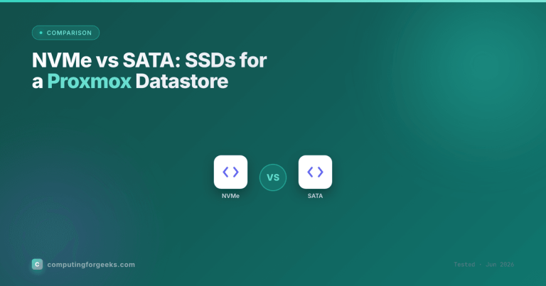 NVMe vs SATA SSD for a Proxmox Datastore: PLP and Endurance