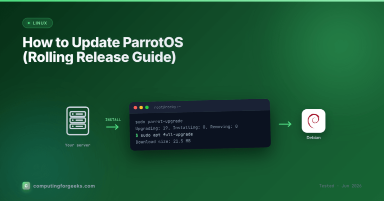 How to Update ParrotOS (Rolling Release Guide)