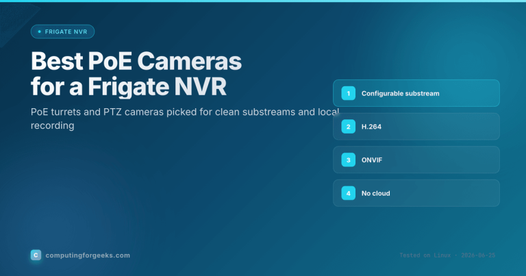 Best PoE Cameras for a Frigate NVR