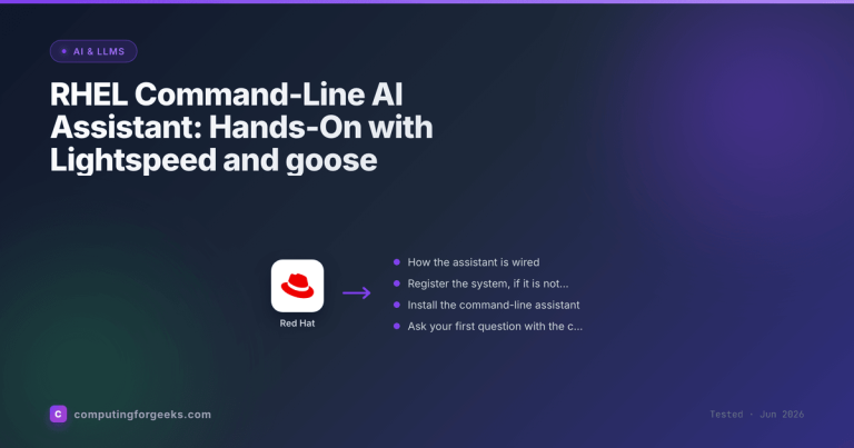 RHEL Command-Line AI Assistant: Hands-On with Lightspeed and goose