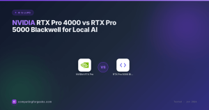 NVIDIA RTX Pro 4000 vs RTX Pro 5000 Blackwell local AI Ollama benchmark comparison
