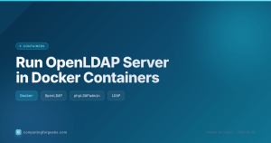Run OpenLDAP Server in Docker Containers