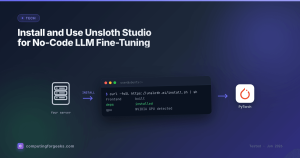 Unsloth Studio no-code LLM fine-tuning featured image