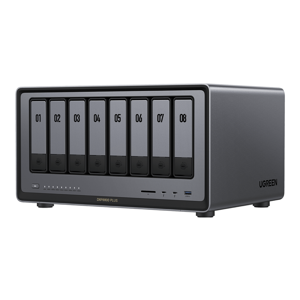 Best NAS for Home, Self-Hosting, and Plex (2026) 4 UGREEN NASync DXP8800 Plus 8-bay NAS