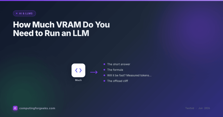How Much VRAM Do You Need to Run an LLM (7B to 70B)