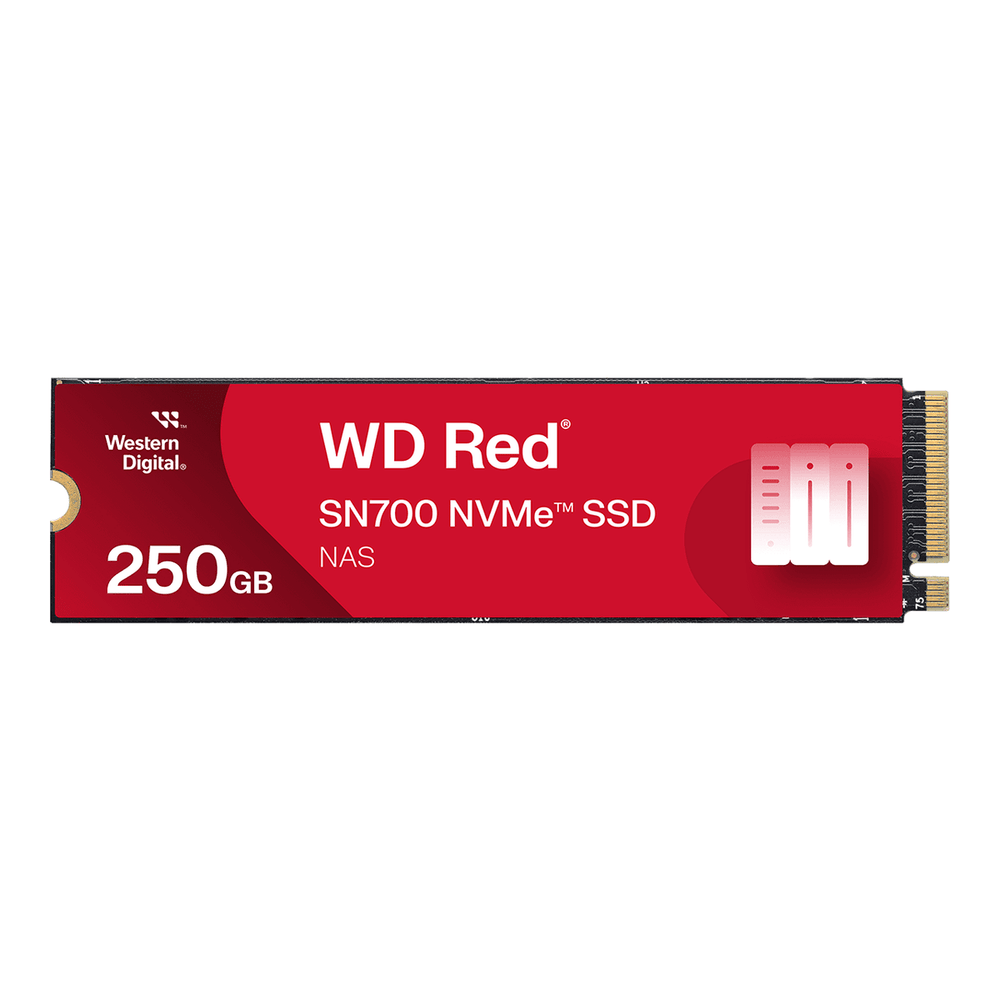 WD Red SN700 1TB M.2 NVMe SSD, a high-endurance consumer drive for a Proxmox VM datastore