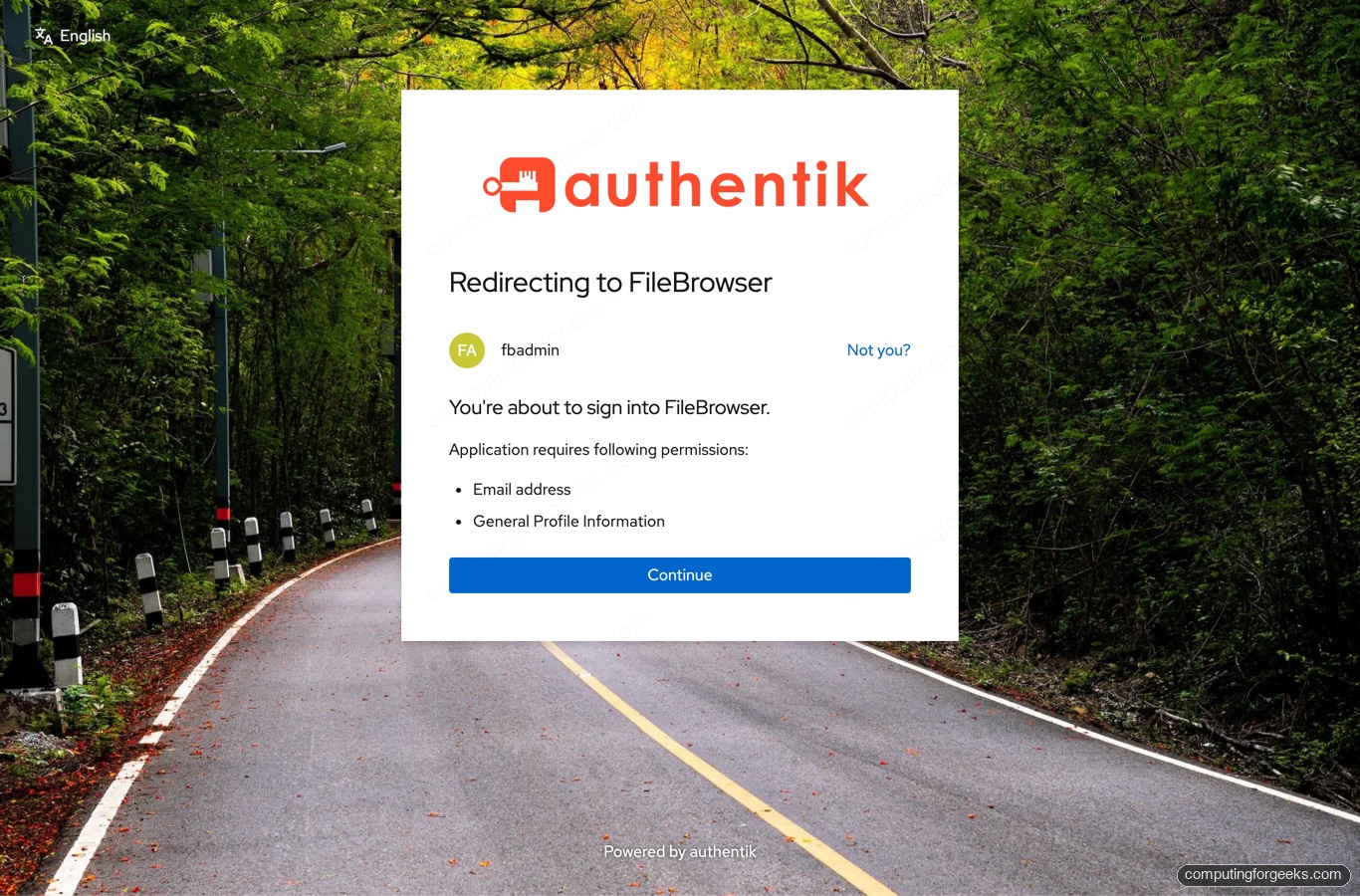 FileBrowser Quantum: OIDC, LDAP and Multi-Source File Manager 4 Authentik OIDC consent screen redirecting to FileBrowser Quantum