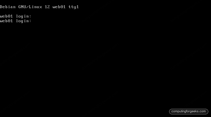 Migrate KVM to Proxmox VE: 3 Tested Methods 4 Migrated Debian 12 VM showing its login prompt on Proxmox VE