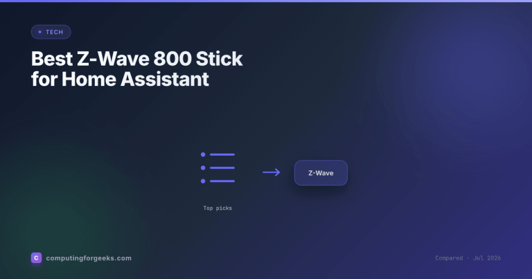 Best Z-Wave 800 stick for Home Assistant compared