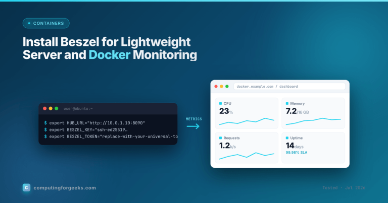 Install Beszel for Lightweight Server and Docker Monitoring