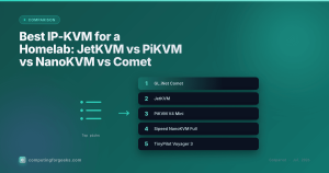 Best IP-KVM for a Homelab: JetKVM vs PiKVM vs NanoKVM vs Comet